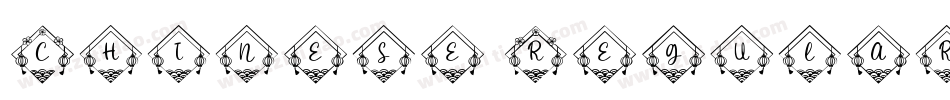 Chinese Regular字体转换